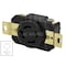 Ac Works Locking Receptacle, L14-20R, 20 A, 125/250V AC, 3 Pole, Flush Mount, Black FML1420R - alternate 4